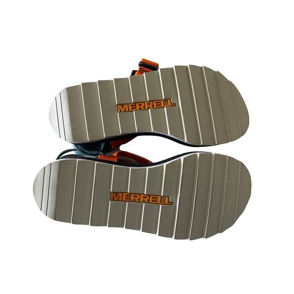 Merrell Alpine Strap Sport Hiking Sandals Exuberance Orange Multicolor Men Sz 8 - Picture 11 of 12